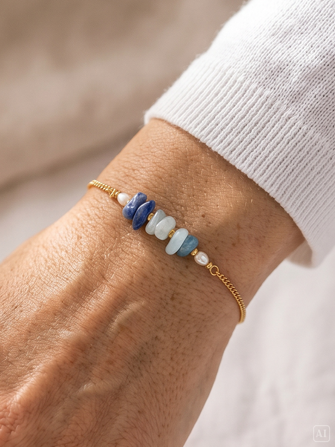 Personalisiertes Geburtsstein Armband